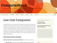 Tablet Screenshot of computerbank.org.au